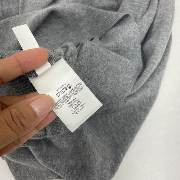 Express Gray Women's Turtleneck Knit Wool Sweater Dress L NWT Shift Long - Picture 4 of 4
